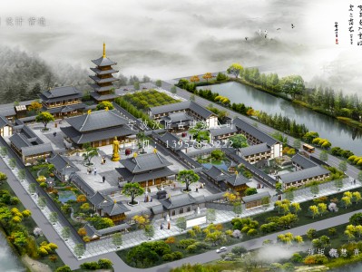 五河寺庙建筑总体规划方案